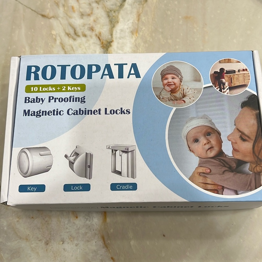 NEW magnetic baby proof cabinet locks